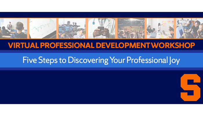 Virtual Professional Development Workshop Five Steps to Discovering Your Professional Joy