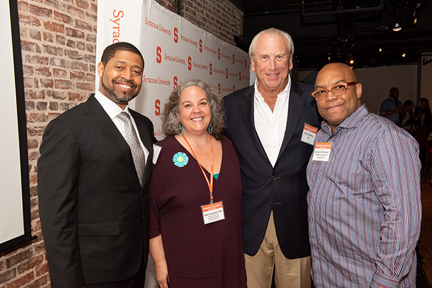 Cedric Solice G'10, Mary Anagnost '86, Paul Greenberg '65, Quentin Hillsman