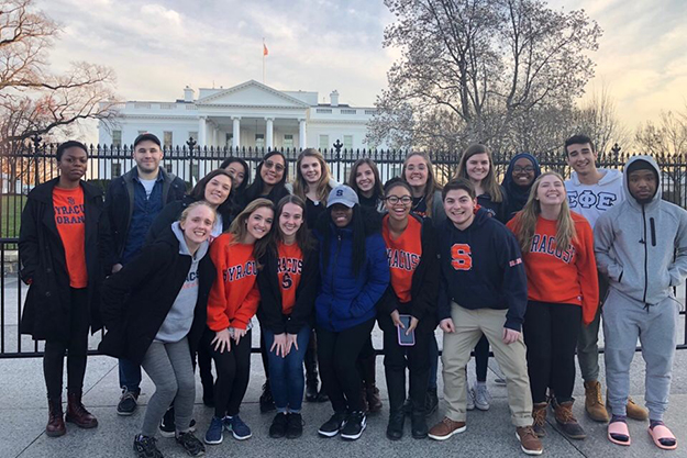 2018 DC Immersion Week students visit the White House