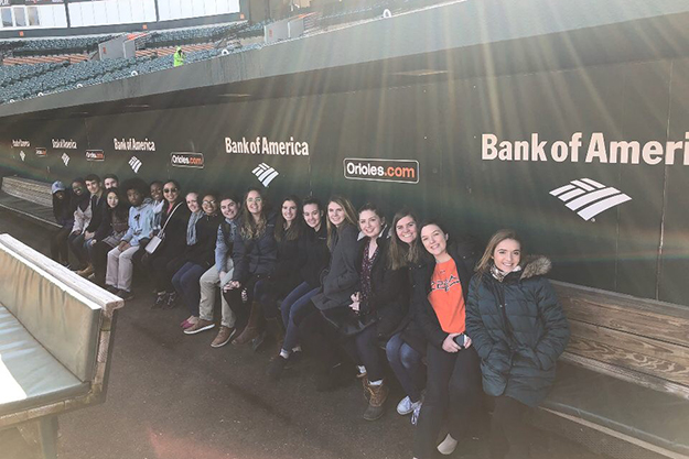 2018 DC Immersion Week students visit Orioles Park at Camden Yards