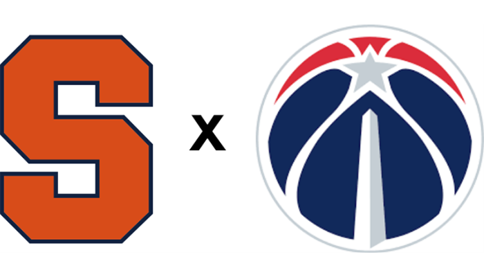 Syracuse logo with Washington Wizards logo